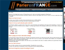 Tablet Screenshot of en.parierenfrance.com